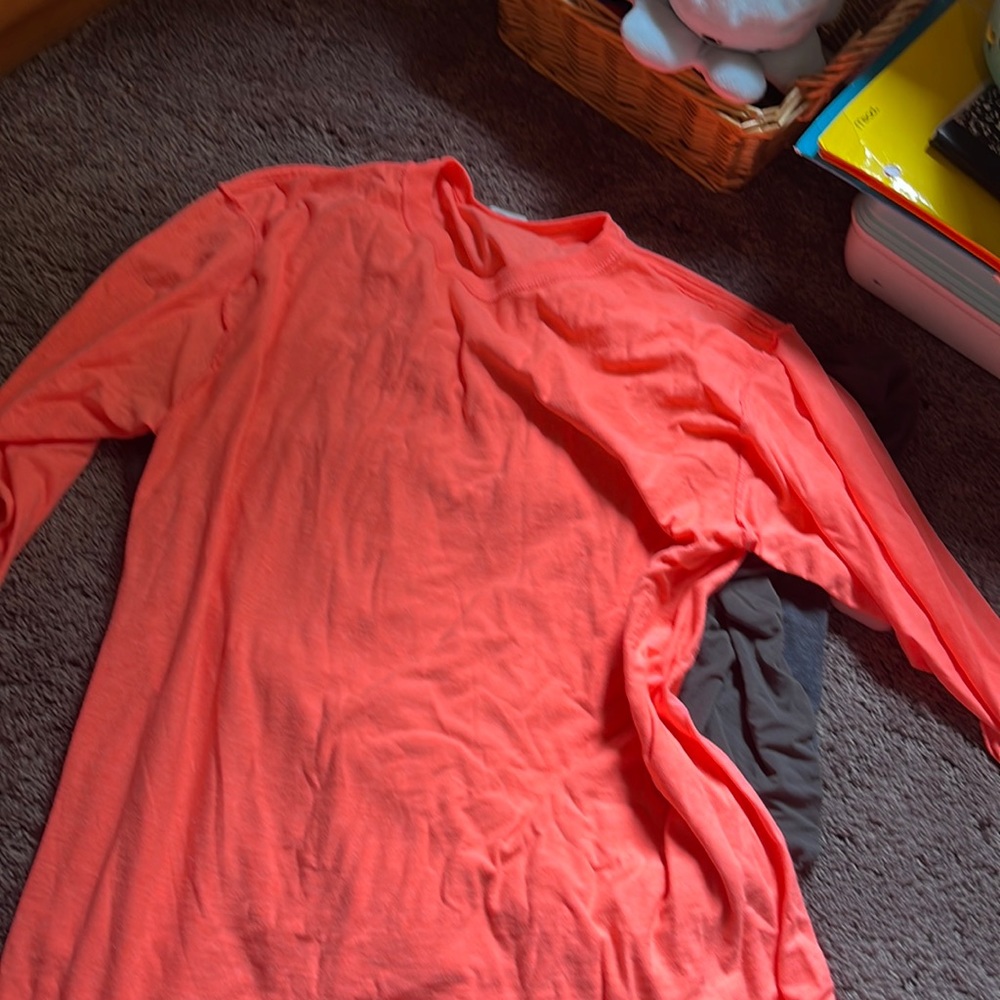 Pink long sleeve top